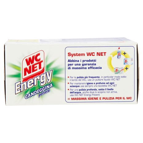 Wc Net Energy Candeggina polvere 4 Buste x 60 g